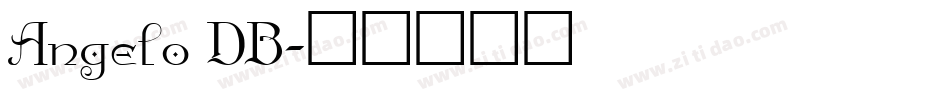 Angelo DB字体转换